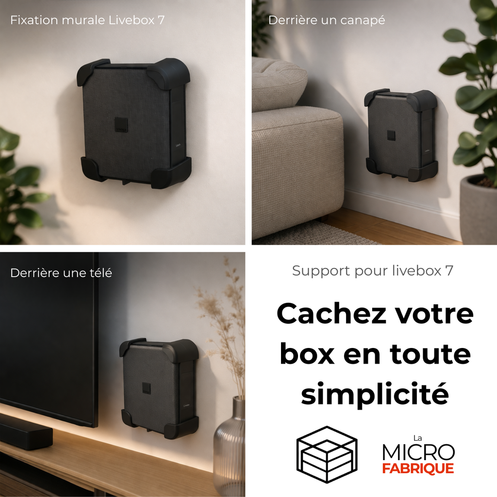 Support pour livebox 7