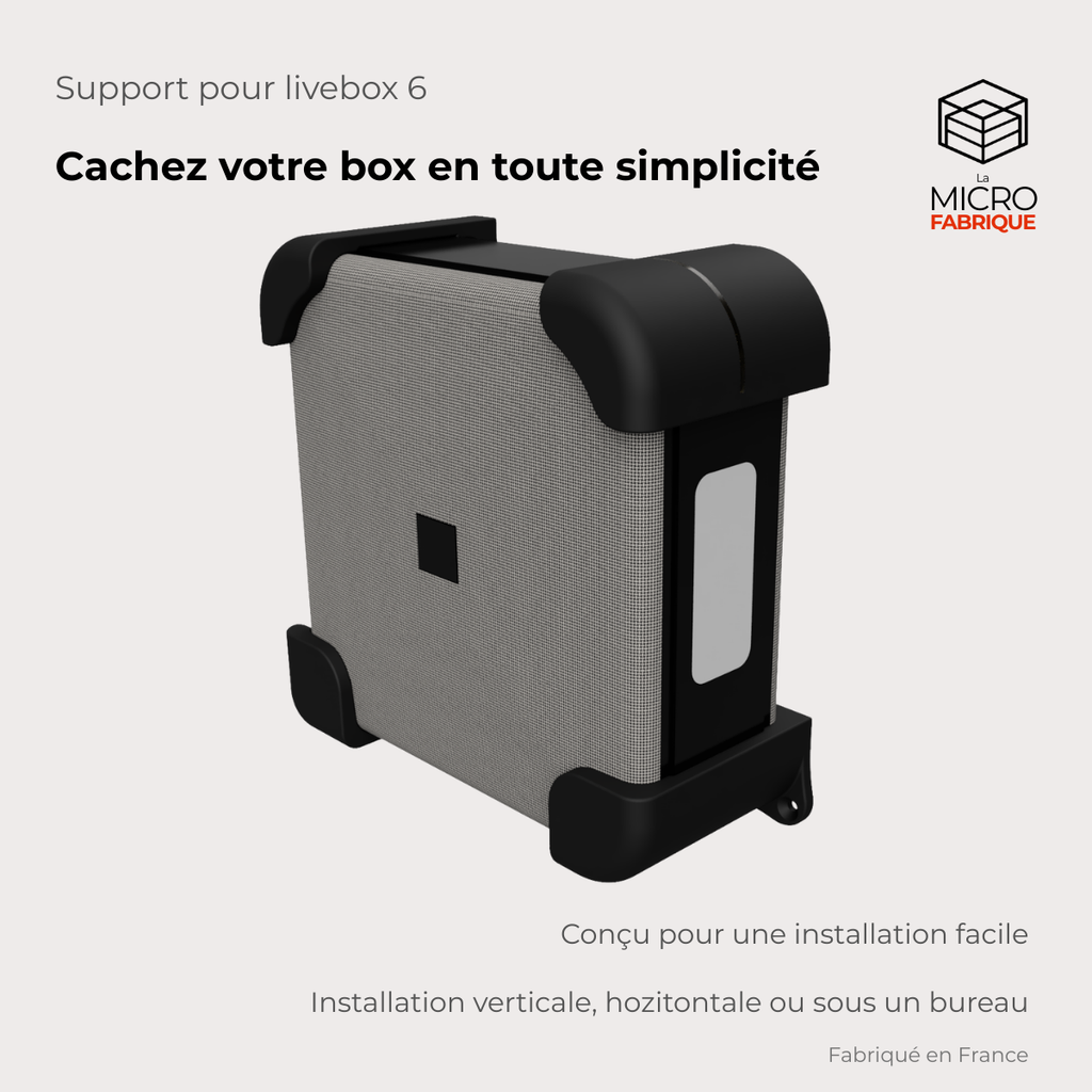 Support pour livebox 6