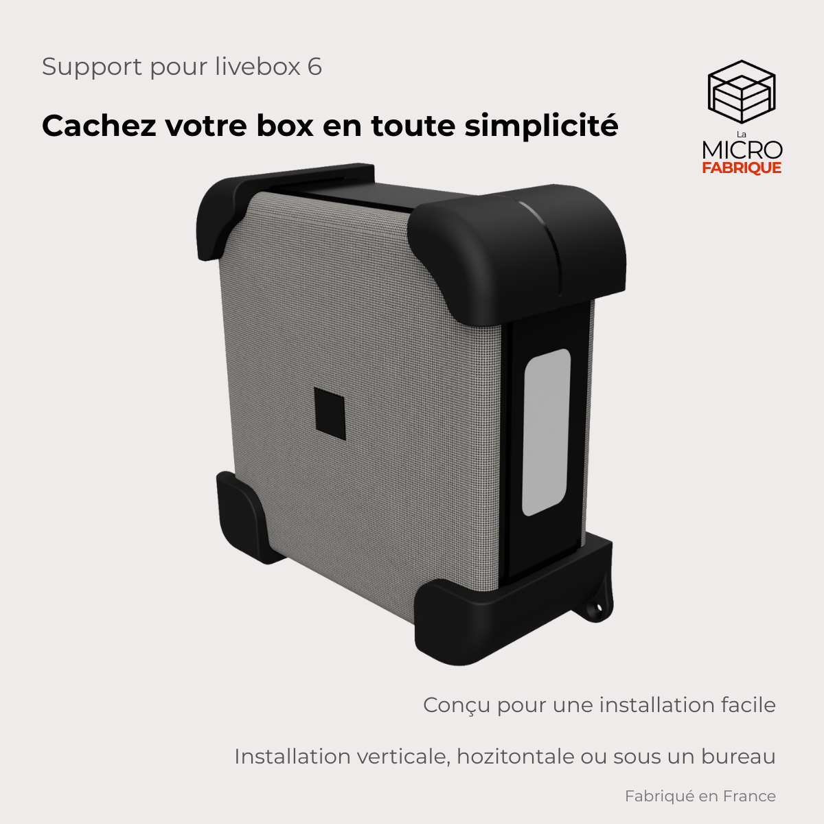Support pour livebox 6