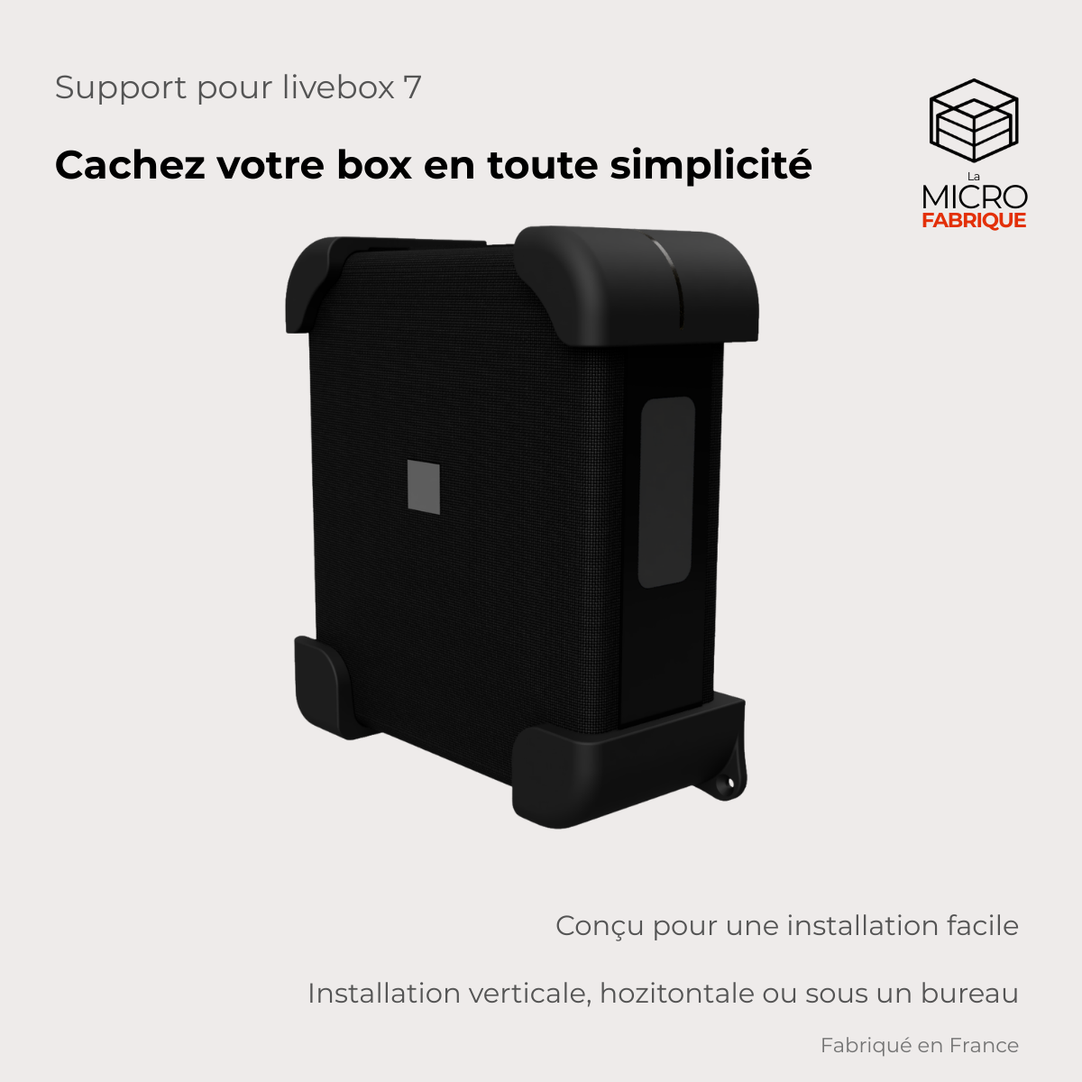 Support pour livebox 7
