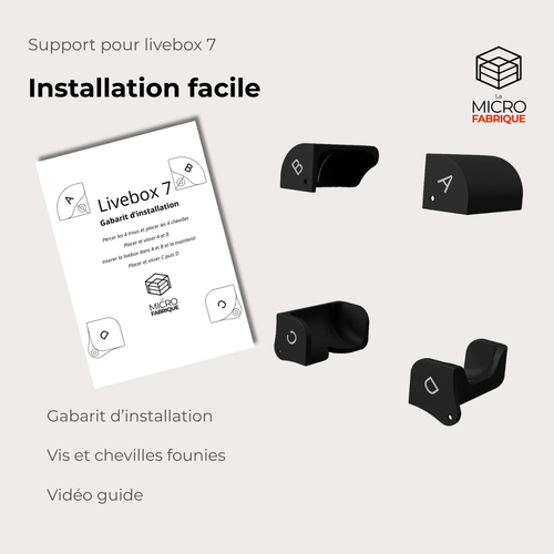 Support pour livebox 7