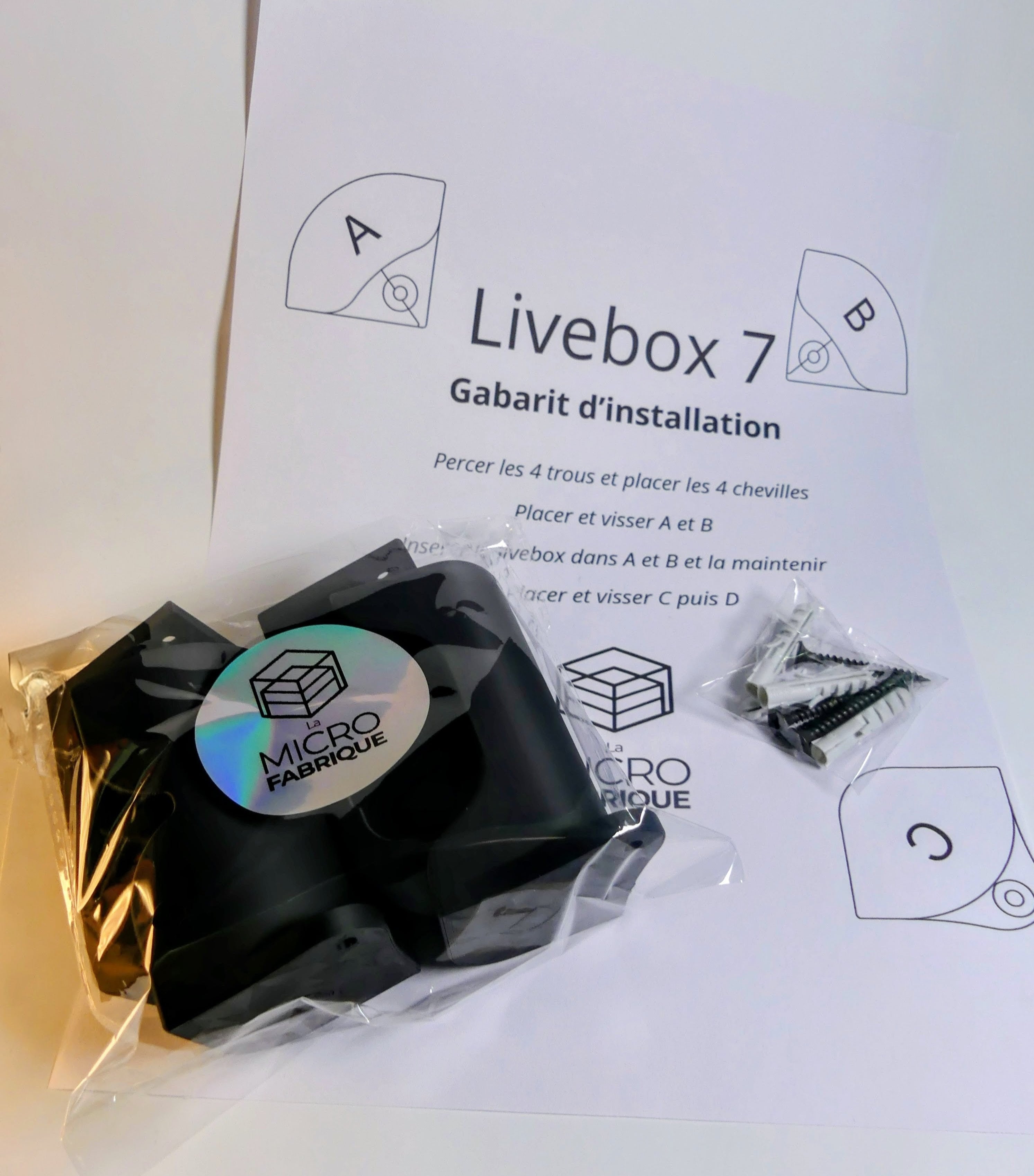 Support pour livebox 7