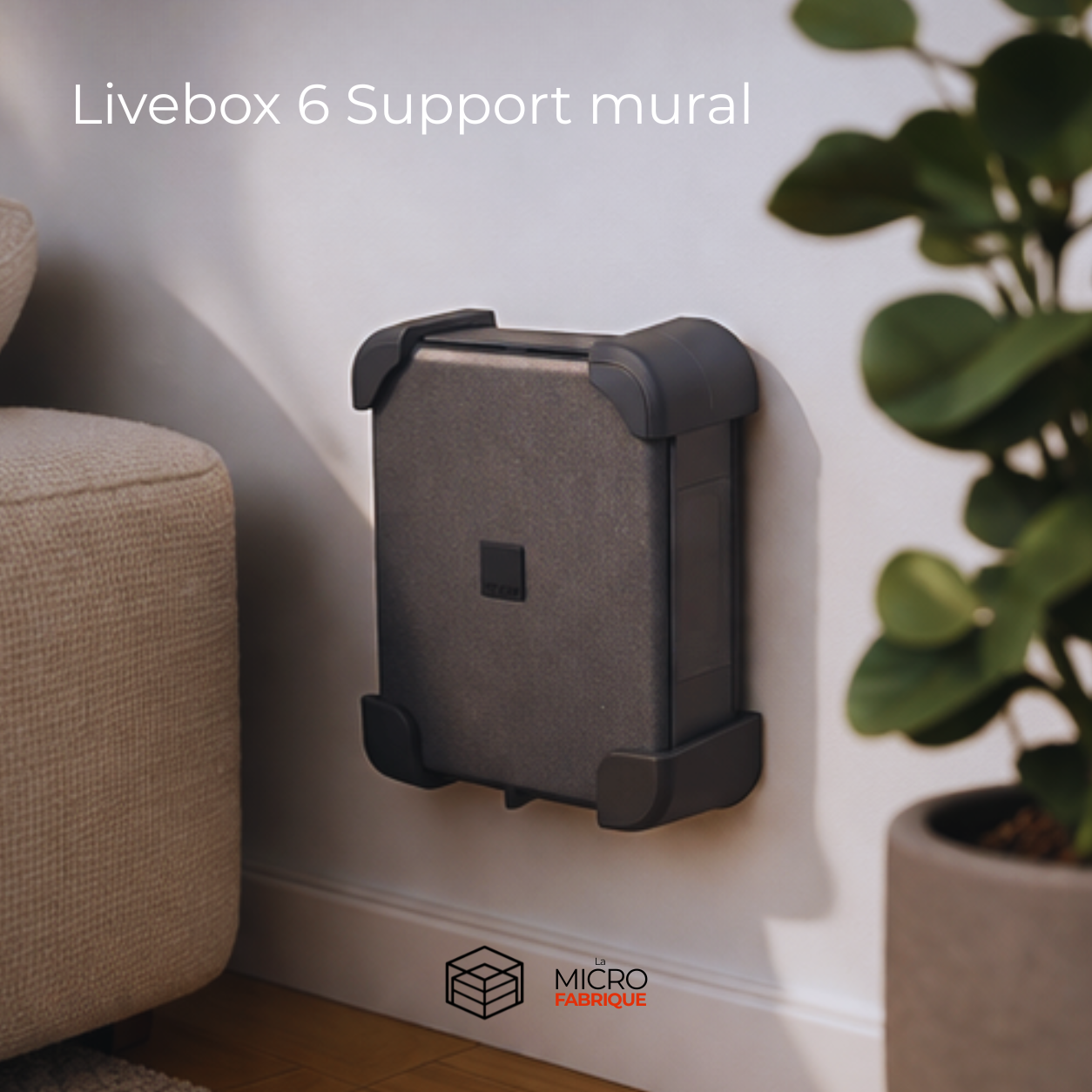 Support pour livebox 6